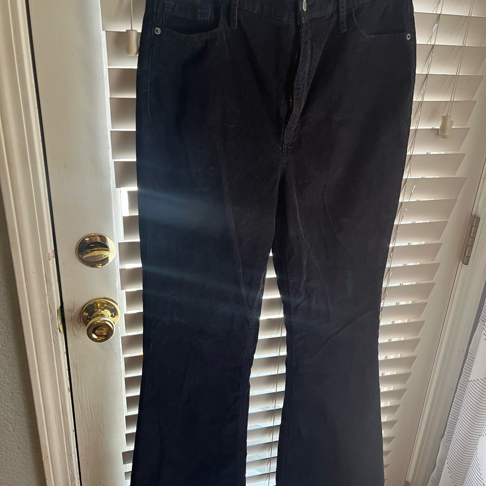 Old Navy Black Corduroy bootcut pants size 10